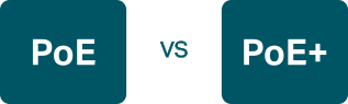 Surveillance switch supported PoE or PoE+