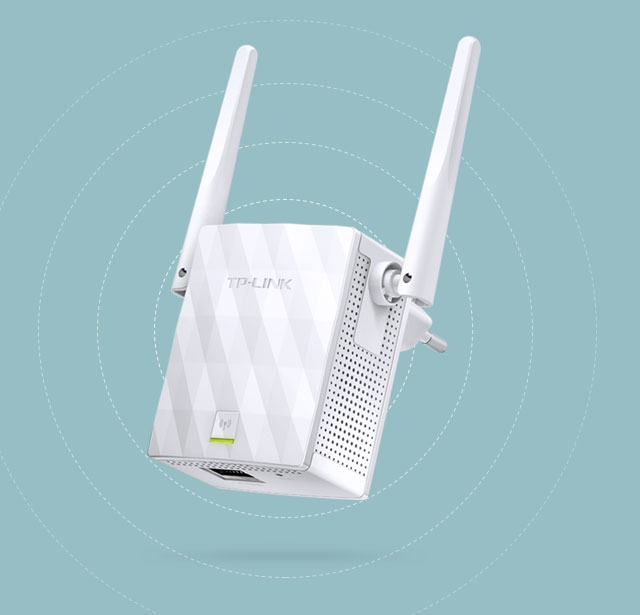 Image result for As Powerful As You Expect The two external antennas with MIMO technology help set the TL-WA855RE apart from the rest. MIMO technology enhances your network by dramatically increasing wireless speeds and the two external antennas ensure that a stable wireless signal reaches you where you need it most.