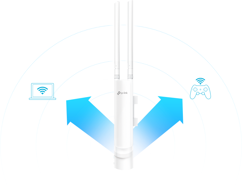 TPLink EAP225Outdoor Omada AC1200 Wireless MUMIMO Gigabit Indoor