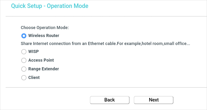 TP-Link Router Quick Setup 